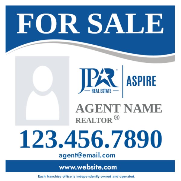 Picture of Agent Photo Sign - 24" x 24"