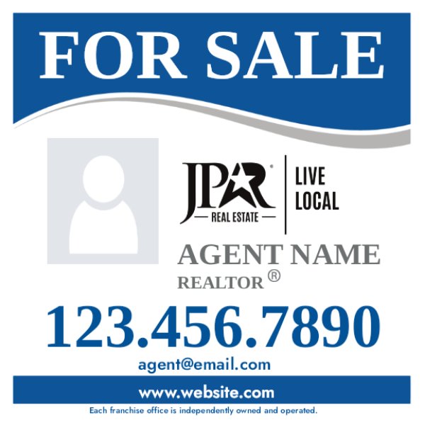 Picture of Agent Photo Sign - 24" x 24"