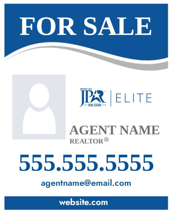 Picture of For Sale Agent Photo Sign - 30"x24"