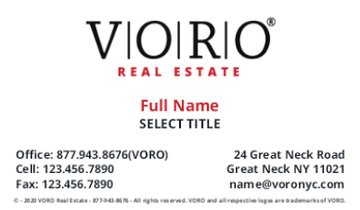 Picture of Voro Business Card 1 (Broker)