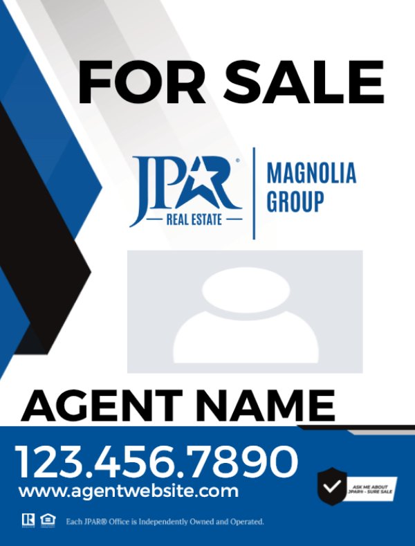 Picture of For Sale Agent Logo Sign - 24" x 18"
