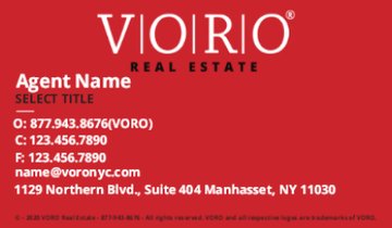 Picture of Voro Business Card 2 (Sales)