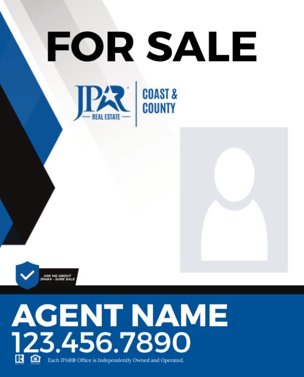 Picture of For Sale Agent Photo Sign - 30" x 24"