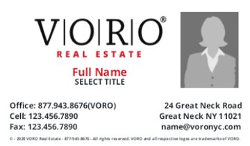 Picture of Voro Business Card 3 (Sales)