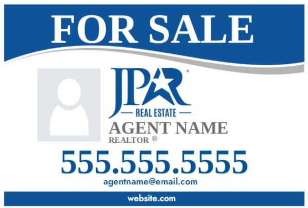 Picture of For Sale Agent Photo Sign - 24" x 36"