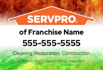 Picture of SERVPRO Magnet - Image Background