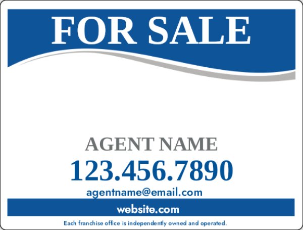 Picture of For Sale Agent Sign - 18" x 24"