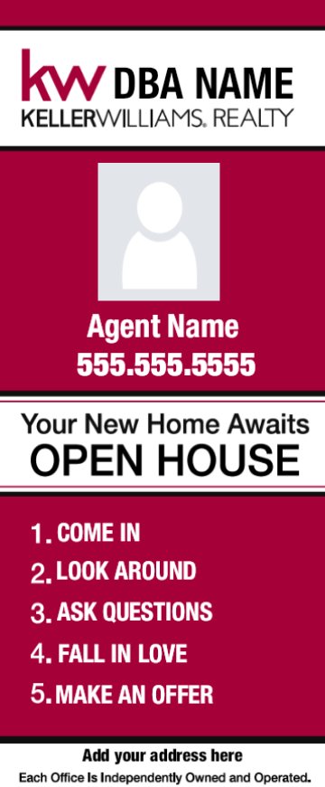Picture of Keller Williams Retractable Banner - Open House - copy