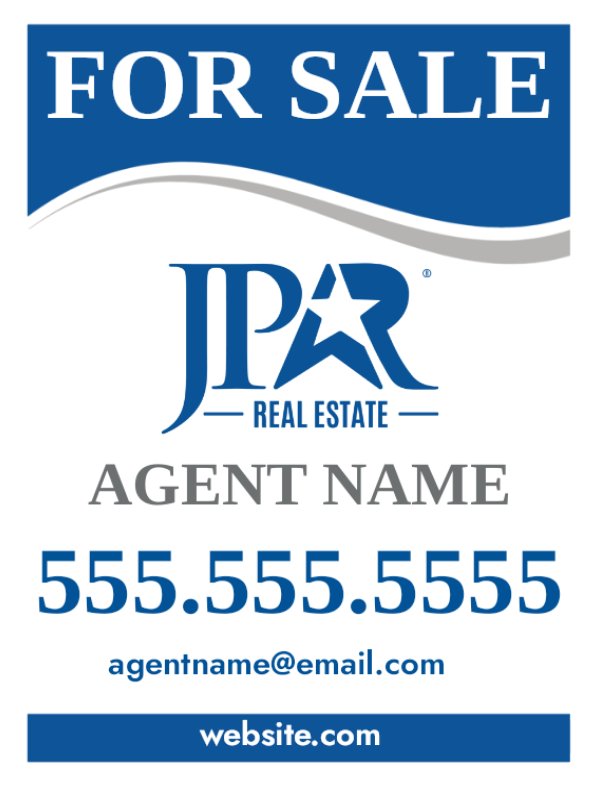 Picture of For Sale Agent Sign - 24" x 18"