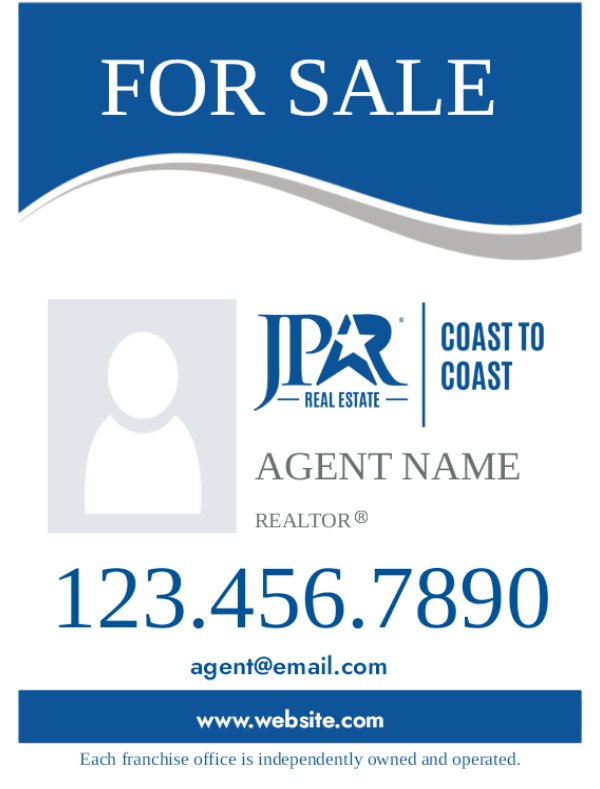 Picture of For Sale Agent Photo Sign - 24" x 18"