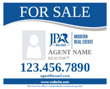 Picture of Agent Photo Sign - 24" x 30"