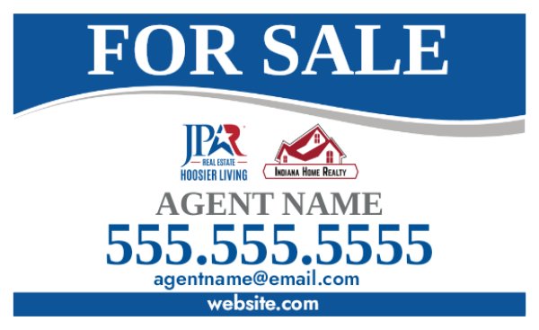 Picture of For Sale Agent Sign - 18" x 30"