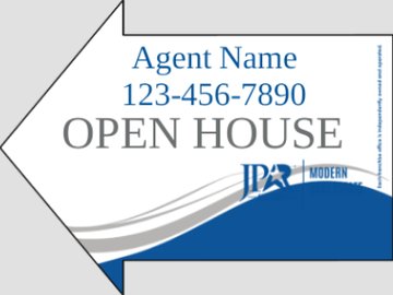 Picture of Agent For Sale Directional - Arrow Shaped